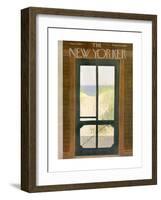 The New Yorker Cover - August 8, 1953-Edna Eicke-Framed Premium Giclee Print