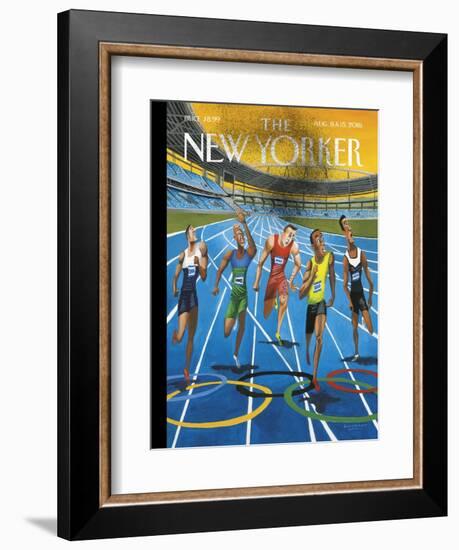 The New Yorker Cover - August 8, 2016-Mark Ulriksen-Framed Art Print