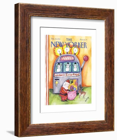 The New Yorker Cover - December 23, 1991-Stephanie Skalisky-Framed Premium Giclee Print