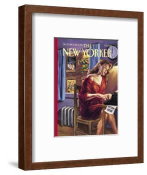 The New Yorker Cover - December 25, 1995-Owen Smith-Framed Premium Giclee Print