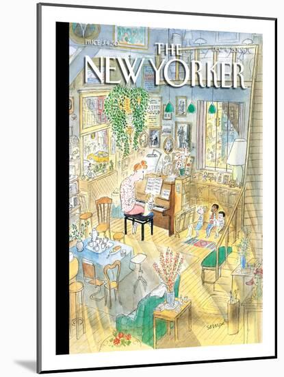 The New Yorker Cover - December 4, 2006-Jean-Jacques Sempé-Mounted Print