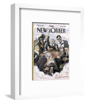 The New Yorker Cover - February 12, 1996-Edward Sorel-Framed Premium Giclee Print
