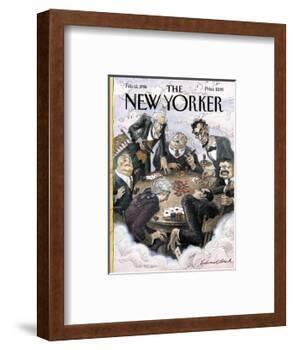 The New Yorker Cover - February 12, 1996-Edward Sorel-Framed Premium Giclee Print
