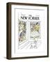 The New Yorker Cover - February 28, 1994-Saul Steinberg-Framed Premium Giclee Print