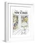 The New Yorker Cover - February 28, 1994-Saul Steinberg-Framed Premium Giclee Print