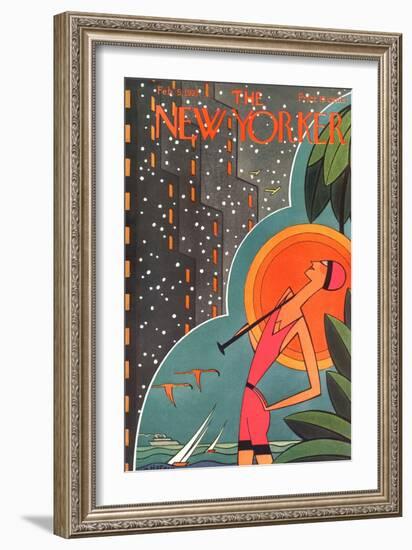 The New Yorker Cover - February 5, 1927-H.O. Hofman-Framed Premium Giclee Print