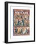 The New Yorker Cover - January 18, 1999-Edward Sorel-Framed Premium Giclee Print