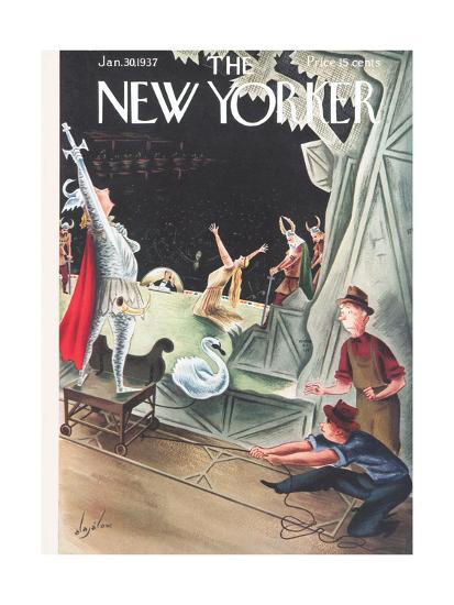 The New Yorker Cover - January 30, 1937 Premium Giclee ...