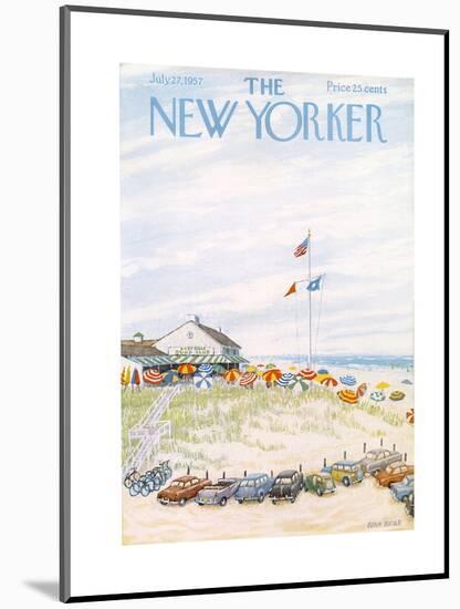 The New Yorker Cover - July 27, 1957-Edna Eicke-Mounted Premium Giclee Print