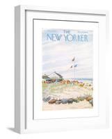The New Yorker Cover - July 27, 1957-Edna Eicke-Framed Premium Giclee Print