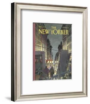The New Yorker Cover - March 8, 1993-Roxie Munro-Framed Premium Giclee Print