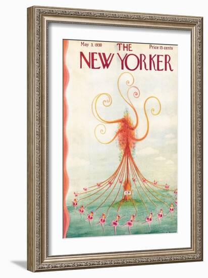 The New Yorker Cover - May 3, 1930-Rose Silver-Framed Premium Giclee Print
