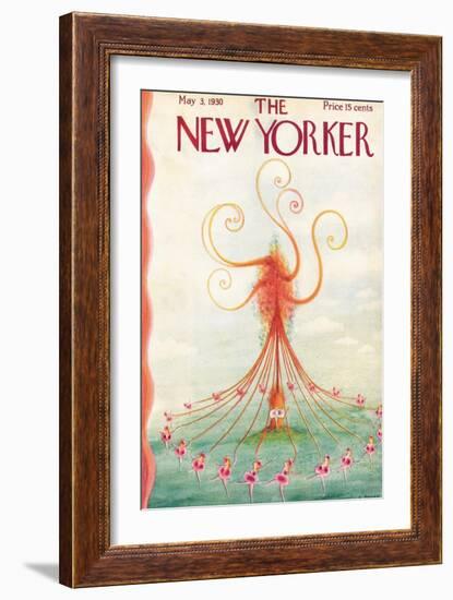 The New Yorker Cover - May 3, 1930-Rose Silver-Framed Premium Giclee Print