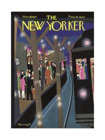 The New Yorker Cover - November 30, 1929 Premium Giclee Print by Adolph ...