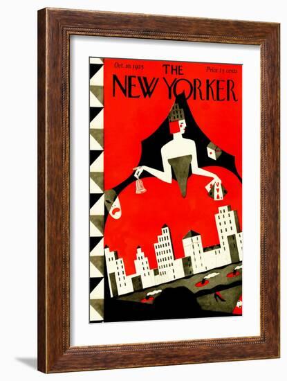 The New Yorker Cover - October 10, 1925-Ilonka Karasz-Framed Premium Giclee Print