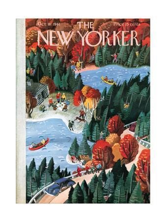 \u0026#39;The New Yorker Cover - October 18, 1941\u0026#39; Premium Giclee Print - Roger ...