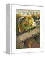 The New Yorker Cover - October 9, 1948-Edna Eicke-Framed Stretched Canvas