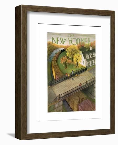 The New Yorker Cover - October 9, 1948-Edna Eicke-Framed Premium Giclee Print