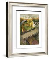The New Yorker Cover - October 9, 1948-Edna Eicke-Framed Premium Giclee Print