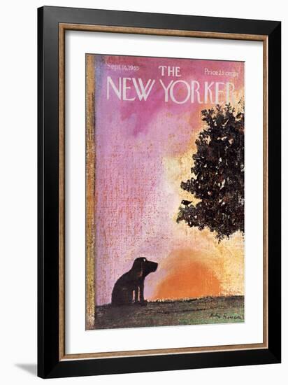 The New Yorker Cover - September 18, 1965-Andre Francois-Framed Premium Giclee Print