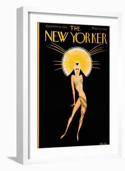 The New Yorker Cover - September 19, 1925-Max Ree-Framed Premium Giclee Print