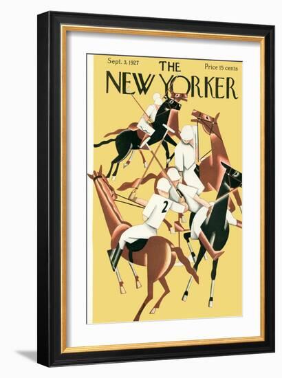 The New Yorker Cover - September 3, 1927-Theodore G. Haupt-Framed Premium Giclee Print