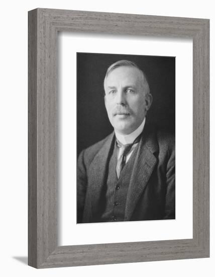 The New Zealand Born Physicist Sir E. Rutherford-Peter Fowler-Framed Photographic Print