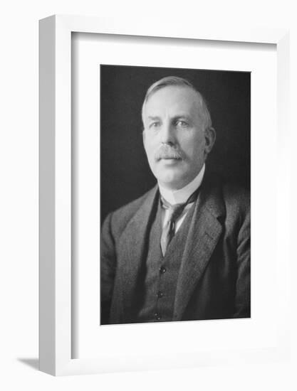 The New Zealand Born Physicist Sir E. Rutherford-Peter Fowler-Framed Photographic Print