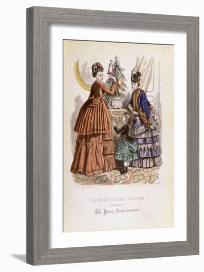 The Newest French Fashions, Ward, Loch and Tyler, France, Late 19th Century-null-Framed Giclee Print