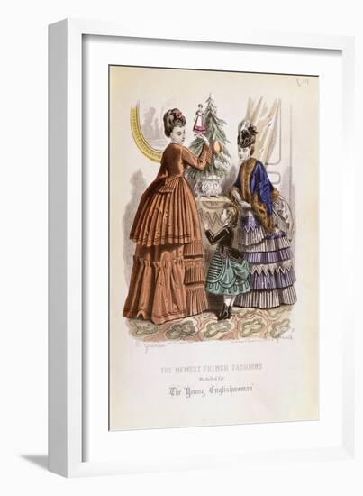 The Newest French Fashions, Ward, Loch and Tyler, France, Late 19th Century-null-Framed Giclee Print