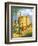 The Newly Built Globe Theatre-Peter Jackson-Framed Giclee Print