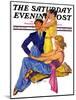 "The Newport Set," Saturday Evening Post Cover, June 27, 1931-John LaGatta-Mounted Giclee Print