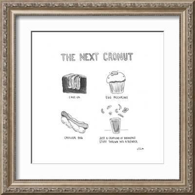 stewardesse Erasure deres The Next Cronut - Cartoon' Premium Giclee Print - Emily Flake | Art.com
