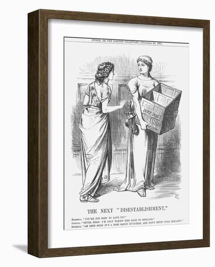 The Next Disestablishment, 1871-Joseph Swain-Framed Giclee Print