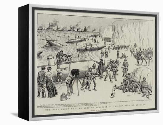 The Next Great War, an Artist's Forecast of the Invasion of England-William Ralston-Framed Premier Image Canvas