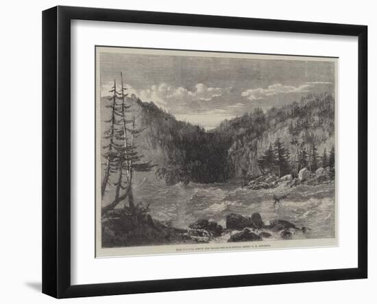 The Niagara Above the Falls-Richard Principal Leitch-Framed Giclee Print