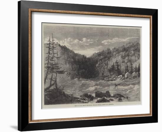 The Niagara Above the Falls-Richard Principal Leitch-Framed Giclee Print