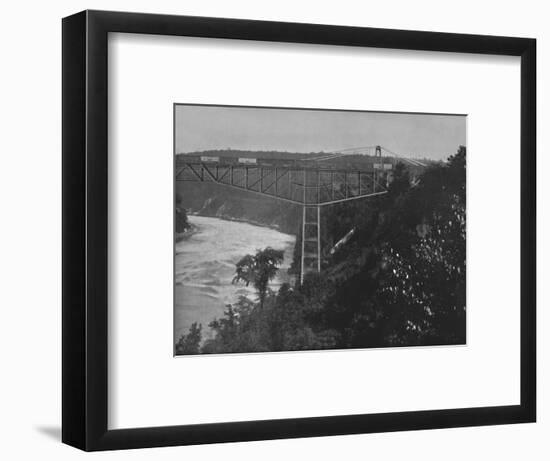 'The Niagara Cantaliver Bridge', 19th century-Unknown-Framed Photographic Print