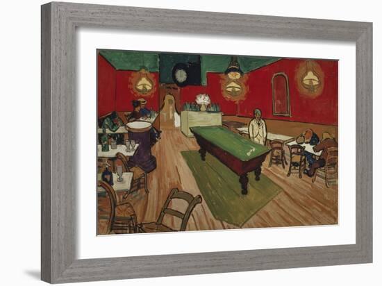 The Night Cafe in Arles, 1888-Vincent van Gogh-Framed Giclee Print