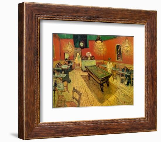 The Night Café in the Place Lamartine in Arles, c.1888-Vincent van Gogh-Framed Art Print