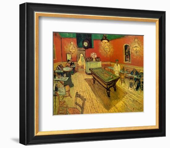 The Night Café in the Place Lamartine in Arles, c.1888-Vincent van Gogh-Framed Art Print