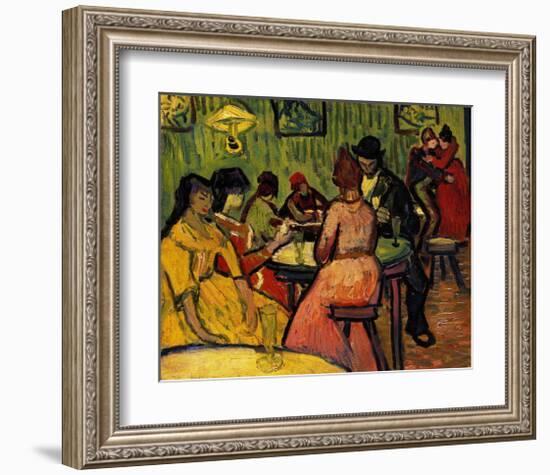 The Night Cafe-Vincent van Gogh-Framed Art Print