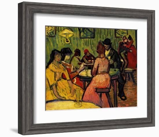 The Night Cafe-Vincent van Gogh-Framed Art Print