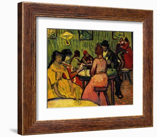 The Night Cafe-Vincent van Gogh-Framed Art Print