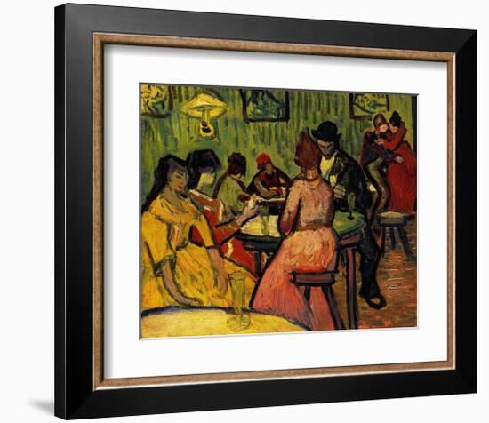 The Night Cafe-Vincent van Gogh-Framed Art Print