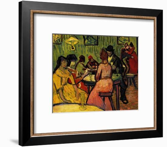 The Night Cafe-Vincent van Gogh-Framed Art Print