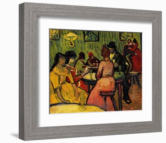 The Night Cafe-Vincent van Gogh-Framed Art Print