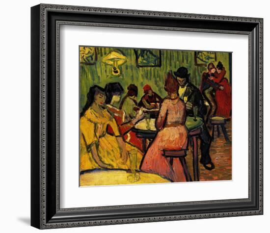 The Night Cafe-Vincent van Gogh-Framed Art Print