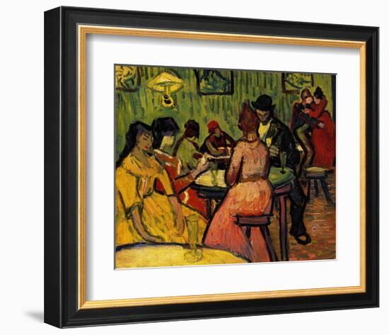 The Night Cafe-Vincent van Gogh-Framed Art Print