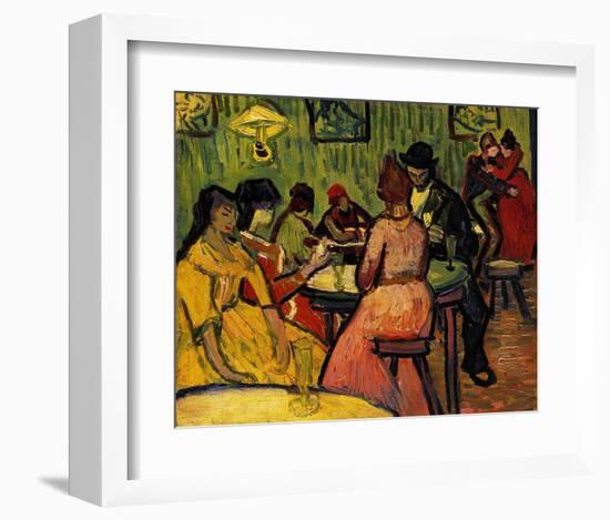 The Night Cafe-Vincent van Gogh-Framed Art Print